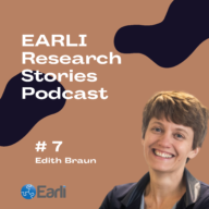 EARLI Research Stories Podcast Episode 7 Edith Braun Stefan T Siegel Cover